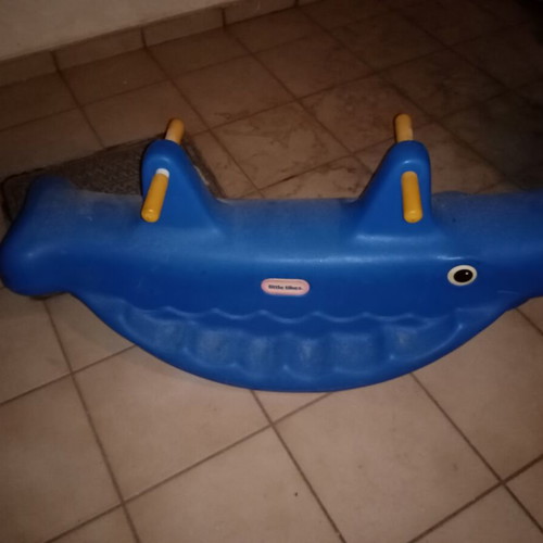 Little Tikes plastic children's rocking whale like new