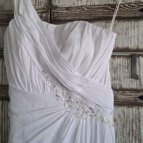 Wedding dress used nr 38/40 with veil and flower girl dress gift