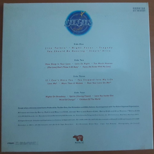 Bee Gees Greatest 2LP used, authentic Greek edition