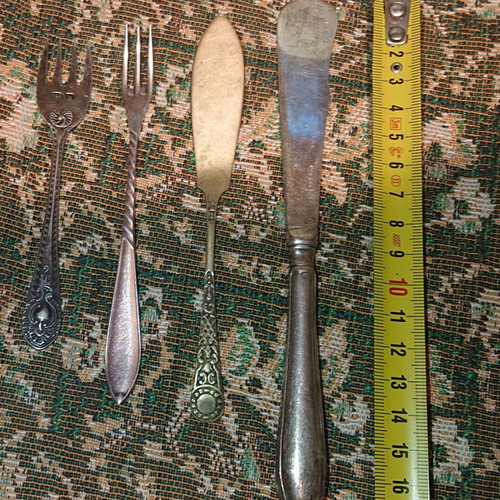 Old utensils used with markings