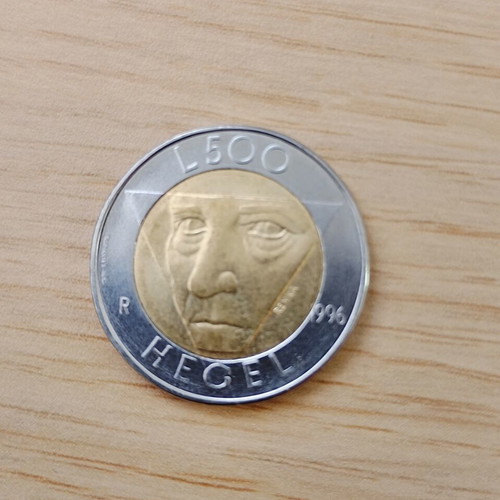 500 Lira San Marino coin used, 1996