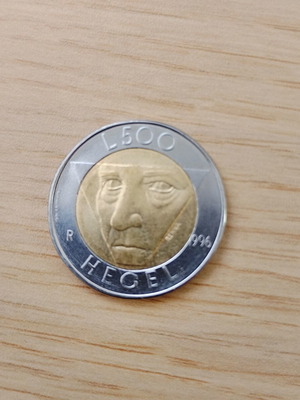 500 Lira San Marino coin used, 1996