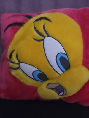 Tweety Bird plush decorative pillow Warner Bros like new