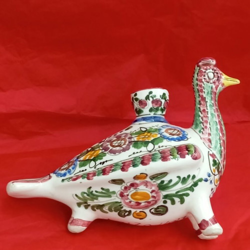 Skyros old handmade ceramic candle holder
