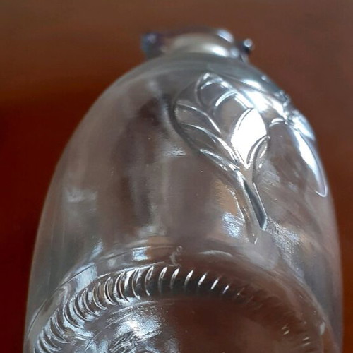 Container for oil or vinegar transparent like new with stopper