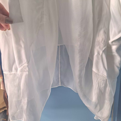 Asymmetric Tunic made of Silk and Viscose, Made in Italy, One Size, Like New