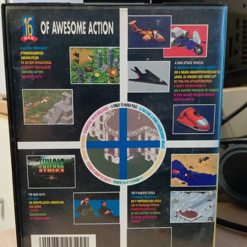 Jungle Strike Sega Mega Drive game like new, complete with manual