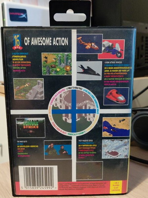 Jungle Strike Sega Mega Drive game like new, complete with manual