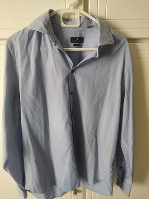 Navy & Green men's shirt size large like new