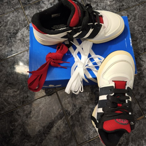 Adidas original sneakers size 38, black and white