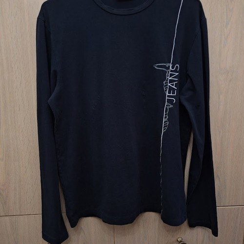 Trussardi Jeans Longsleeve Shirt Size L Like New Black