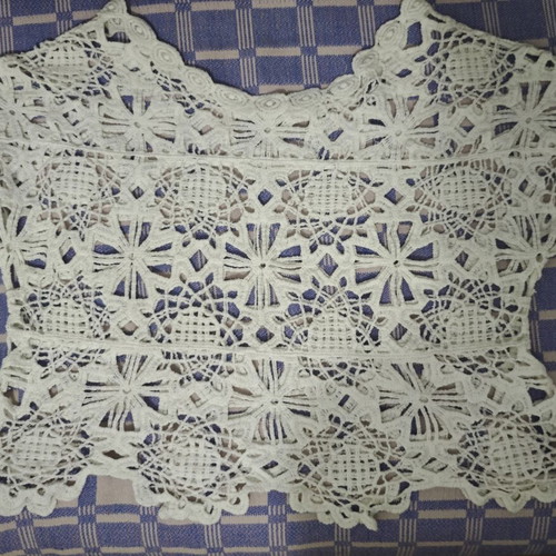 Knitted blouse like new, 100% cotton, white