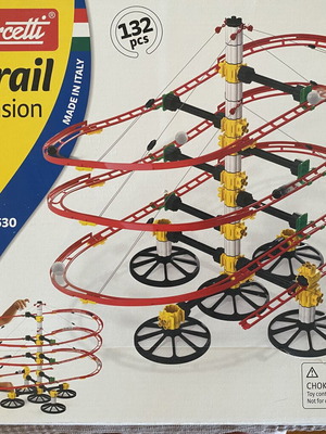 Quercetti Skyrail Suspension Basic marble run set like new