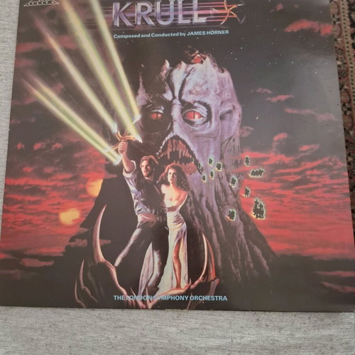 Krull soundtrack vinyl used, cover VG-