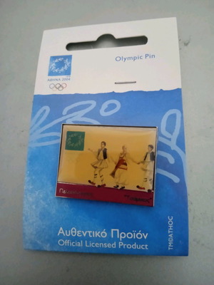Καρφίτσα Ολυμπιακών Αγώνων 2004 Τσάμικος σαν καινούργια