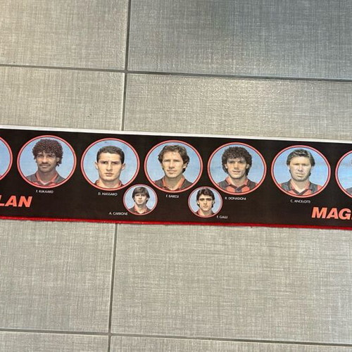 Milan Scarf UEFA Champions League 1994 Collector's Item Like New