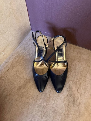 Rene Caovilla high heels used, size 38, blue