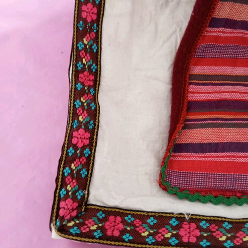 Macedonian traditional costume used, three-piece, small size