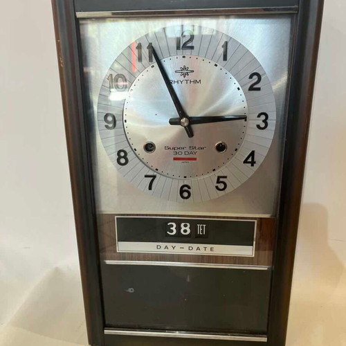 Rhythym SuperStar 30DAY mechanical wall clock, 1970s