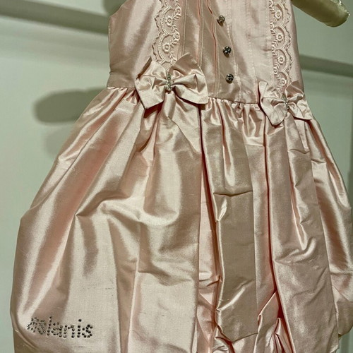 Aslanis baptism dress set with hat and jacket new