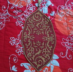 Embroidered table runner new 42 centimeters
