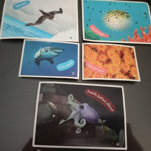 AB Stickers Exploring the Ocean like new, 5 individual pieces