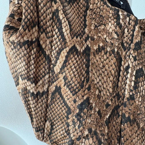 Corset snake print short top Zara like new
