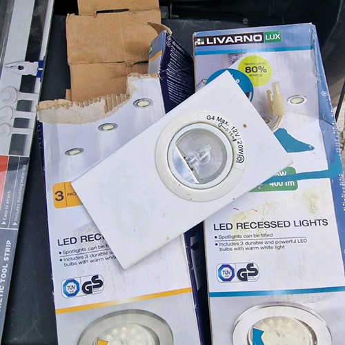 Spotlights like new, pack of 7 pieces