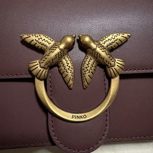Pinko bag new, brown and red