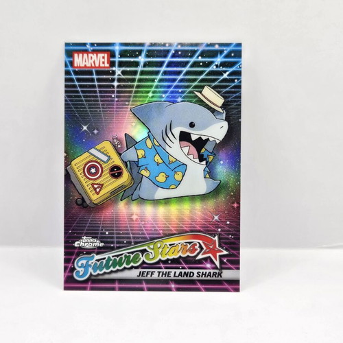 Topps Chrome Marvel Jeff The Land Shark Future Stars card new