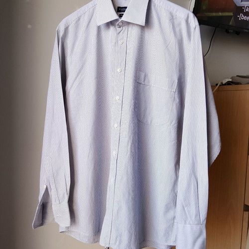 Commander men's dress shirt XL like new, gray
