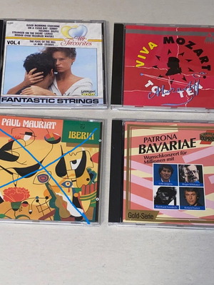 CD Easy Listening Mozart Jürgens σαν καινούργιο, πακέτο 3 τεμαχίων