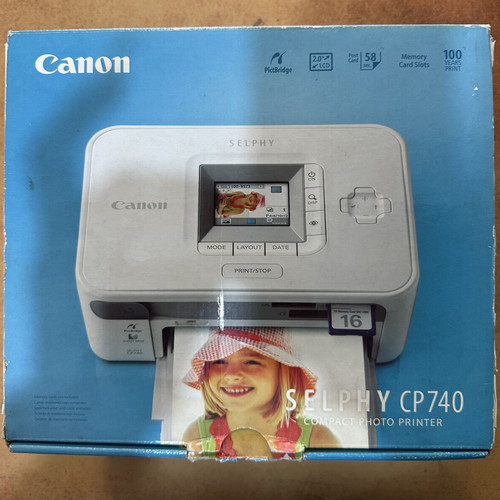 Canon SELPHY CP740 Compact Photo Printer new
