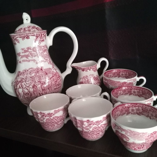 Myotts Country Life vintage porcelain teapot used