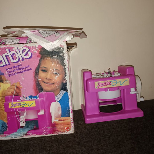 Barbie Knit Magic 1988 used collectible knitting machine