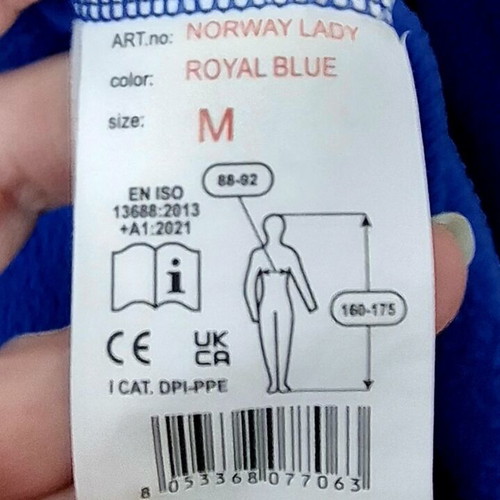 Payper fleece jacket like new, blue, size M