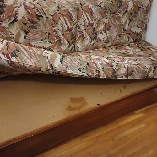 Set of vintage furniture used with patina paint in very good condition