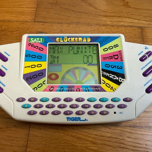 Tiger Electronics Clücksrad handheld 1995 like new