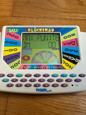 Tiger Electronics Clücksrad φορητό παιχνίδι 1995 σαν καινούργιο