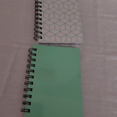 Spiral notebooks new, set of 2 small