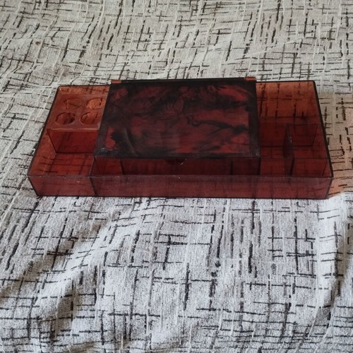 Acrylic Makeup Organizer with Mirror like new
