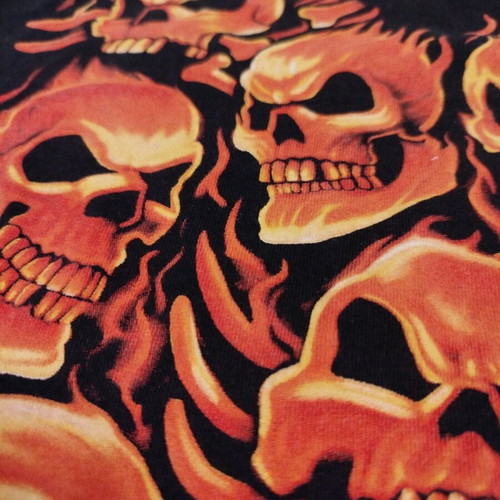 Black mako t-shirt used, size XS, for metalheads, rockers and goths