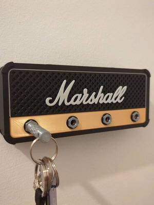 Marshall key holder like new with 4 silver jacks and wall mounts