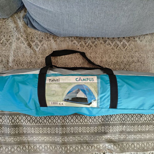 Campus Tahiti Summer Camping Tent Igloo Blue for 3 People 210x210x150cm