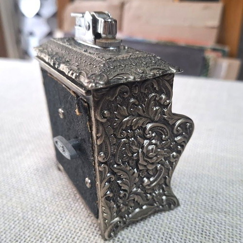 Sankyo vintage music lighter used, metal, 1970s