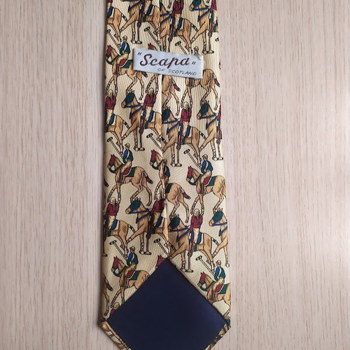 Scapa of Scotland men's silk tie like new multicolor