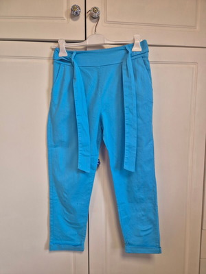 A.L.E. turquoise pants size Large new with belt