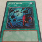 Κάρτα Heavy Storm Yu-Gi-Oh σαν καινούργια