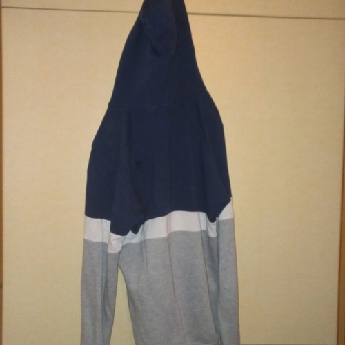 Moto gp Mark Marquez sweatshirt used, gray and blue, size S