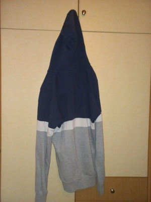 Moto gp Mark Marquez sweatshirt used, gray and blue, size S